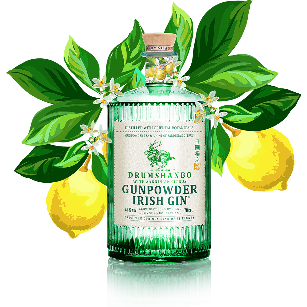 Shed Sardinian Distillery Gunpowder Gin Edition Drumshanbo - The (700ml) Citrus Irish